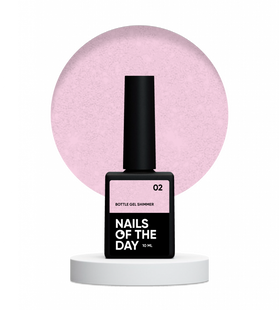 Гель Nails Of The Day Bottle gel shimmer 02 сверхкрепкий с шиммером 10 мл NOTD_189 фото