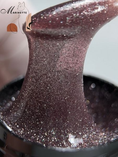Гель Nails Of The Night Sparkle Builder Gel 07 светоотражающий для наращивания 15 мл NOTD_323 фото