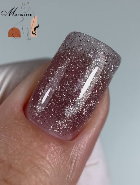 Гель Nails Of The Night Sparkle Builder Gel 07 светоотражающий для наращивания 15 мл NOTD_323 фото