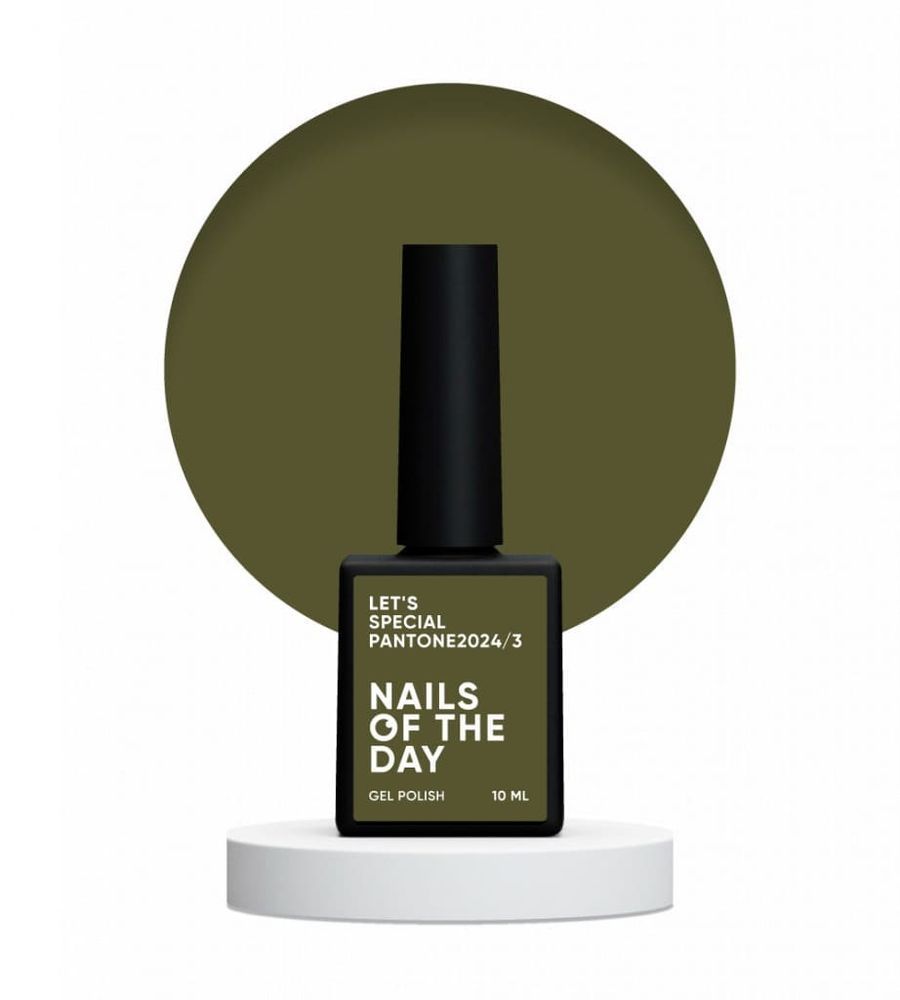 Lac cu gel Nails of the Day Let's special Pantone2024/3 smarald kaki 10 ml NOTD_413 foto