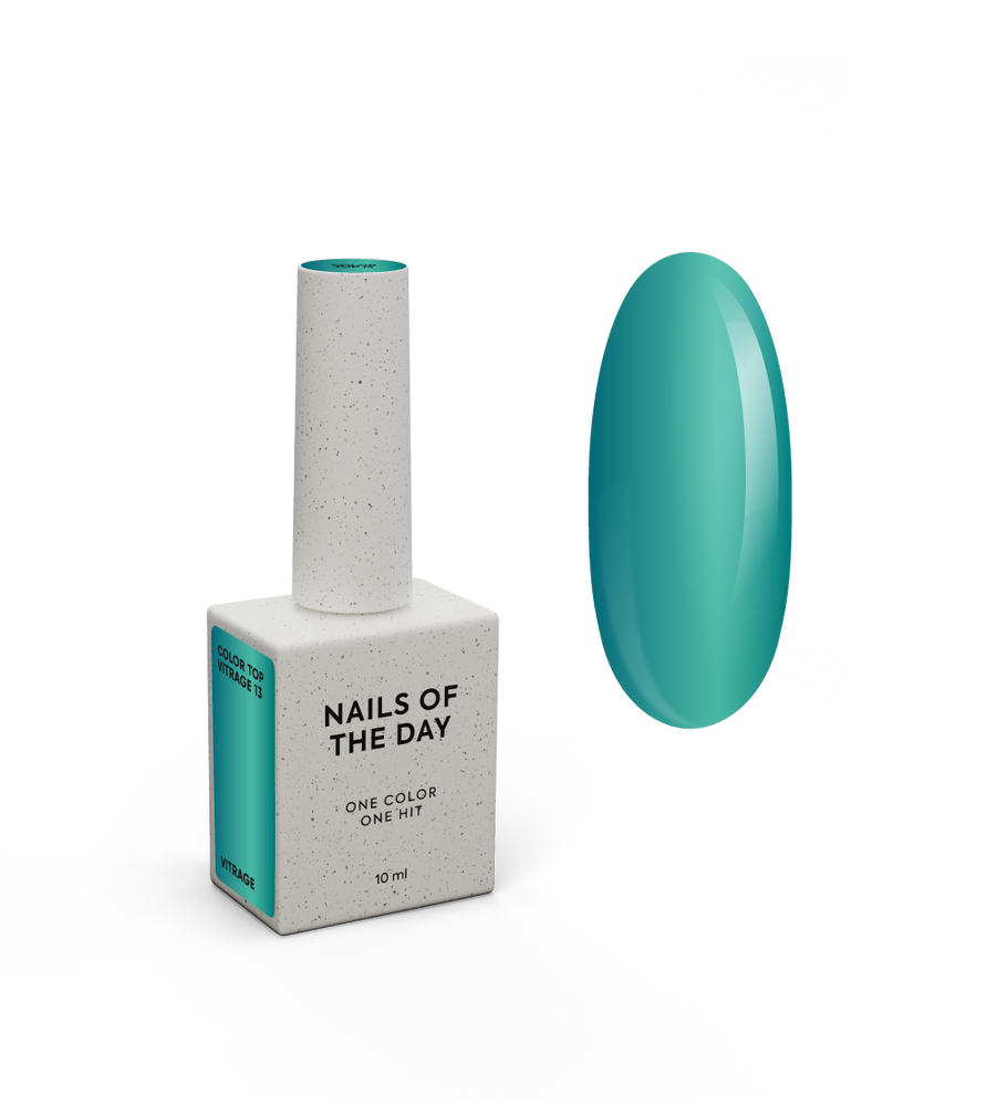 Top Nails Of The Day Color top 13 Vitrage vitraliu 10 ml NOTD_689 foto