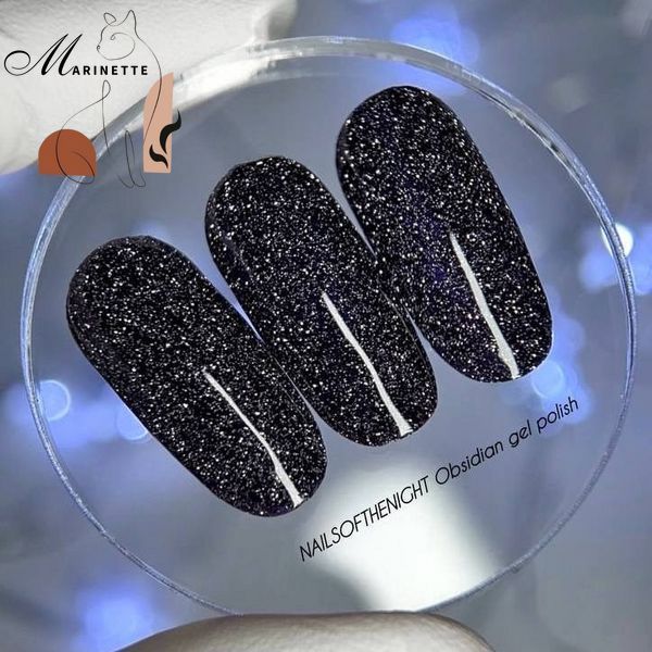 Lac cu gel Nails Of The Night Obsidian Gel Polish reflectorizant 10 ml NOTD_642 foto