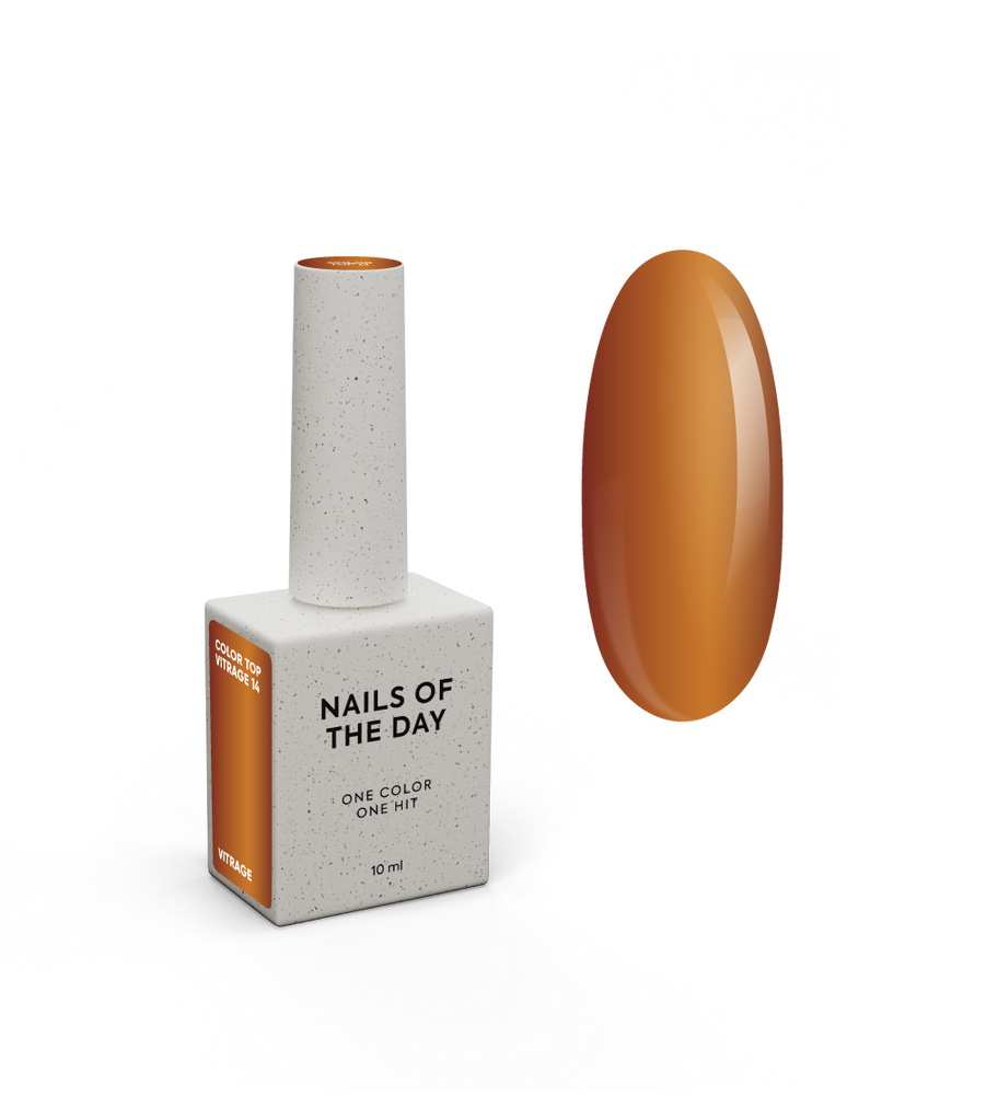 Top Nails Of The Day Color top 14 Vitrage vitraliu 10 ml NOTD_690 foto