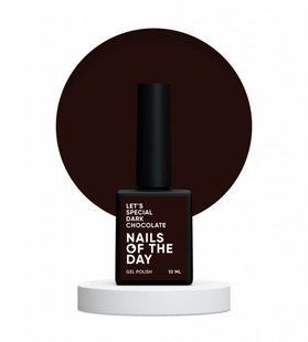 Гель-лак Nails Of The Day Let's special Dark Chocolate тёмный шоколад 10 мл NOTD_276 фото