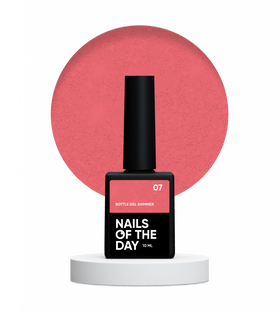 Гель Nails Of The Day Bottle gel shimmer 07 сверхкрепкий с шиммером 10 мл NOTD_194 фото