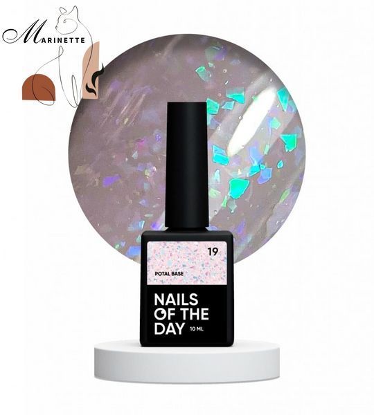 Nails Of The Day Potal baza 19 cu potal 10 ml NOTD_110 foto
