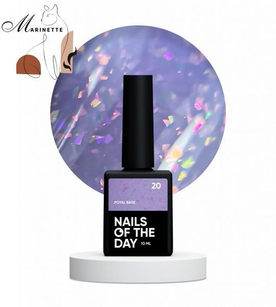 Nails Of The Day Potal bază 20 cu potal 10 ml NOTD_111 foto