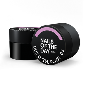 Гель Nails Of The Day Build gel Potal 03 с поталью для наращивания 15 мл NOTD_352 фото