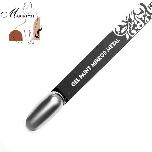 Vopsea gel HD Hollywood Gel Paint Mirror Metal metal lichid 5 ml  КЖМ foto