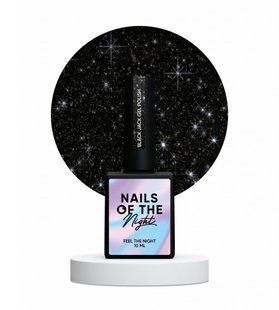 Гель-лак Nails Of The Night Black Jack Gel Polish светоотражающий 10 мл NOTD_0291 фото