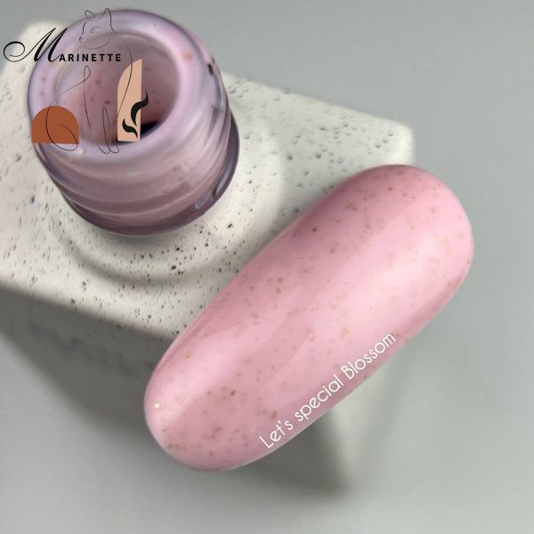 Oja cu gel Nails Of The Day Let's special Blossom cu foita de aur 10 ml  NOTD_697 foto