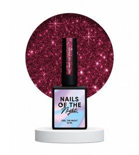 Гель-лак Nails Of The Night Red Mary Gel Polish светоотражающий 10 мл NOTD_287 фото
