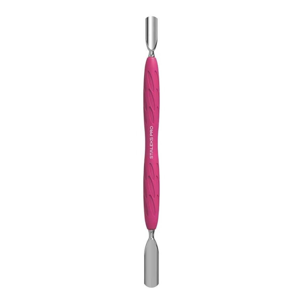 Spatulă pentru manichiură STALEKS PRO UNIQ 10 Tip 1 (&icirc;mpingător rotunjit &icirc;ngust + lat)  PQ-10/1 foto