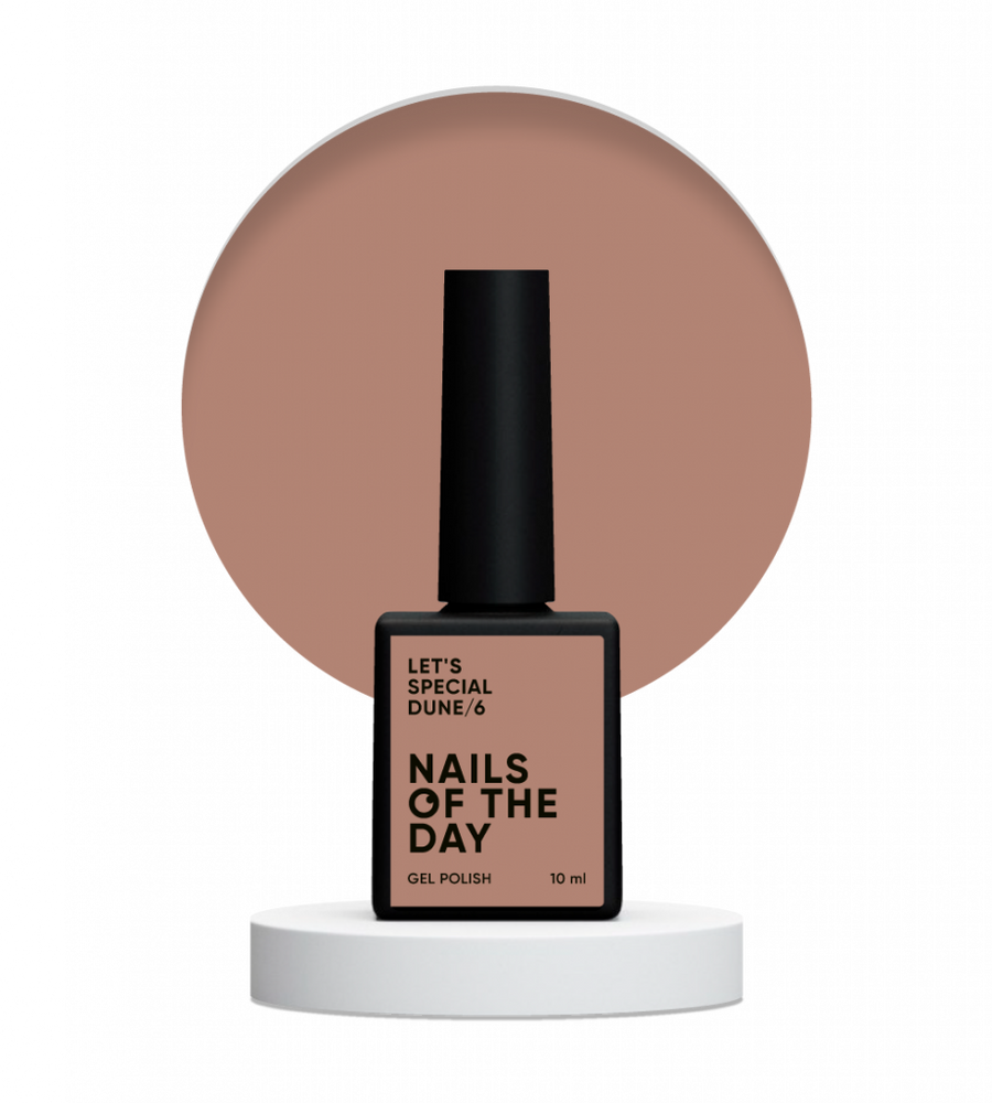 Lac cu gel Nails Of The Day Let's special Dune/6 bej &icirc;nchis 10 ml NOTD_485 foto