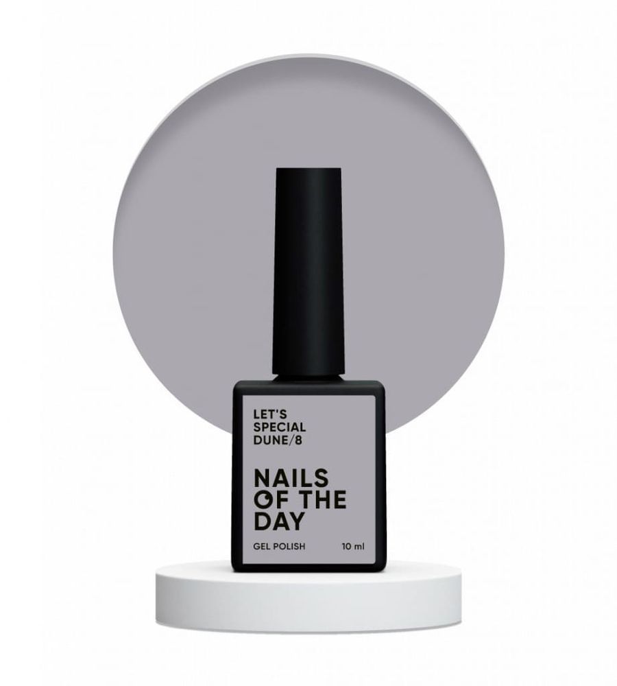 Lac cu gel Nails Of The Day Let's special Dune/8 deep grey 10 ml NOTD_487 foto