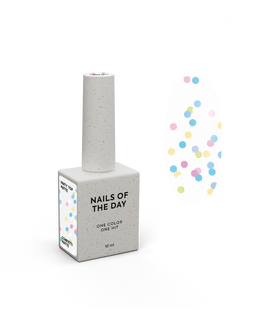 Топ Nails Of The Day Party top matte матовый c шестигранниками 10 мл NOTD_255 фото