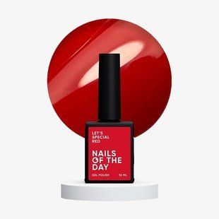 Гель-лак Nails Of The Day Let's special Red красный 10 мл NOTD_153 фото
