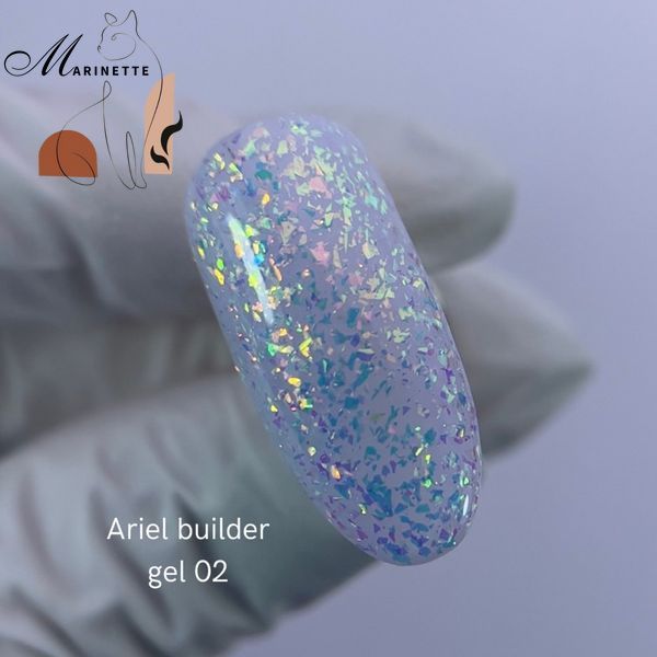 Nails Of The Night Ariel gel 02 building cu fulgi de yuki 15 g NOTD_433 foto