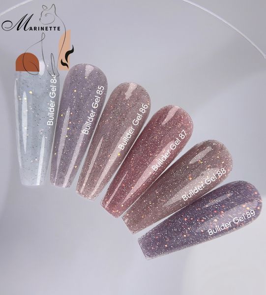 Gel de construcție Nails Of The Day 87 modelare opal cu sclipici 15 ml NOTD_787 foto