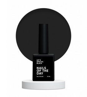 Гель-лак Nails Of The Day Let's special Black чёрный 10 мл                                                                                                                                TPO-free 🌱 Соответствует ли продукт нормам регуляции в ЕС (без TPO) NOTD_155 фото