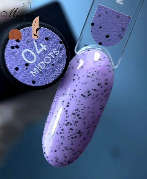 Гель-лак Nails Of The Day MiDots Gel Polish 04 c чёрными точками 10 мл NOTD_267 фото