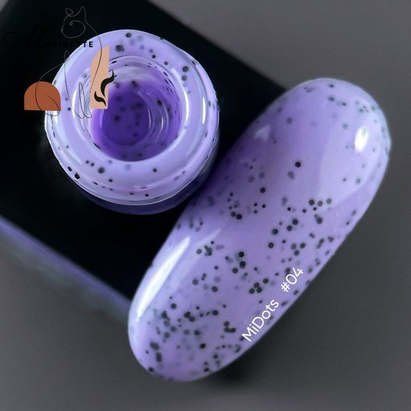 Гель-лак Nails Of The Day MiDots Gel Polish 04 c чёрными точками 10 мл NOTD_267 фото
