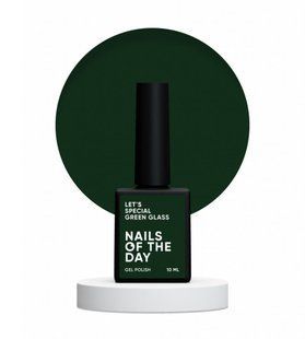 Гель-лак Nails Of The Day Let's special Green Glass изумрудный 10 мл NOTD_389 фото