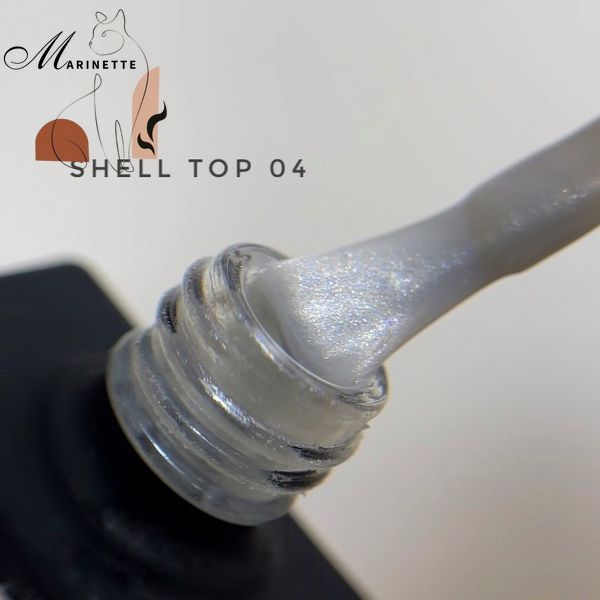 Топ Nails Of The Day Shell top 04 перламутровый с втиркой 10 мл NOTD_356 фото