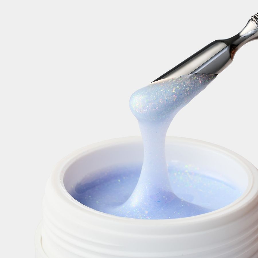 Polygel ArtNinelli Liquid PolyGel 16 liliac lichid cu strălucire 50 ml. 85742 foto