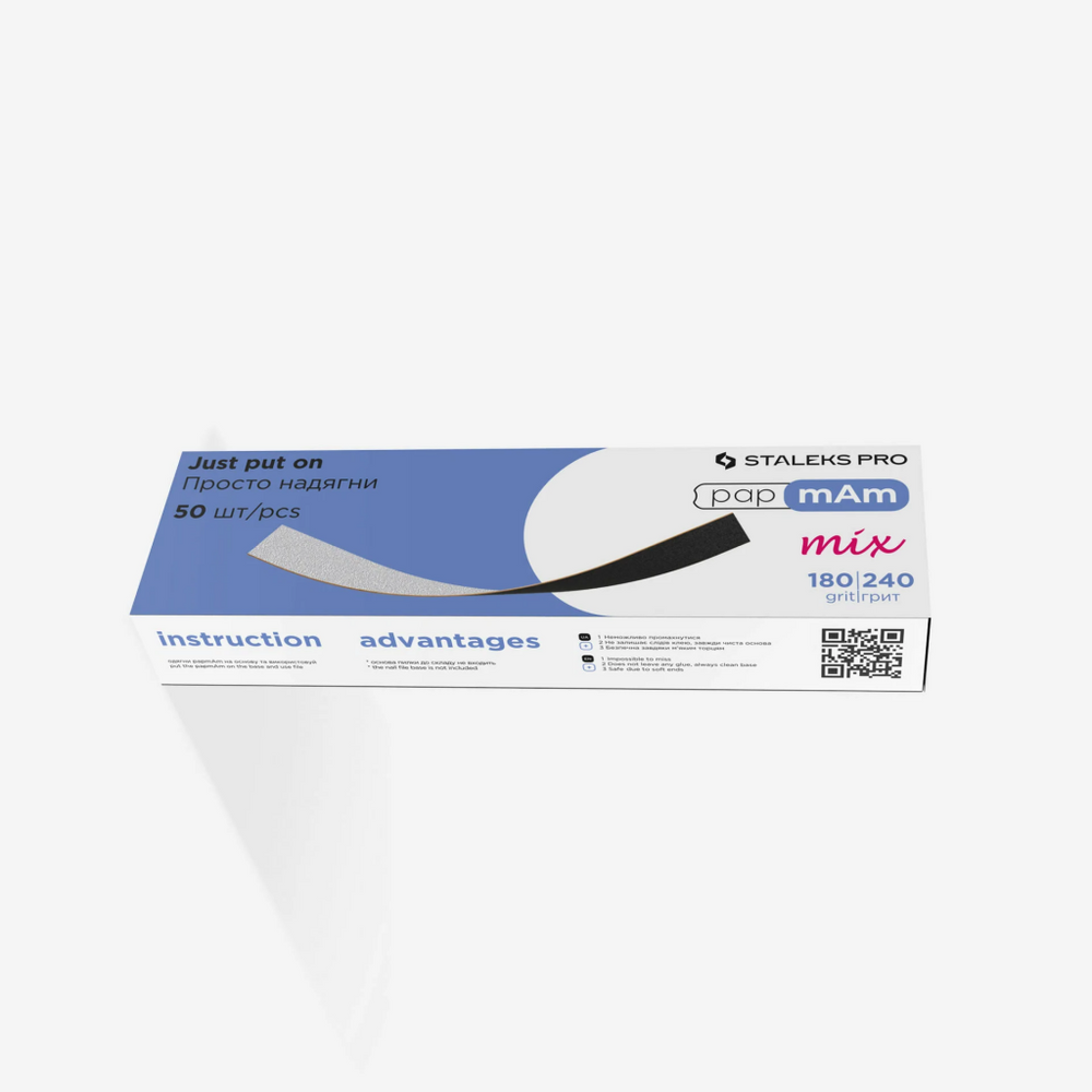Сменные файлы STALEKS PRO EXPERT 22 papmAm двусторонние 180/240 грит 50 шт DFCEMix-22-180/240 фото