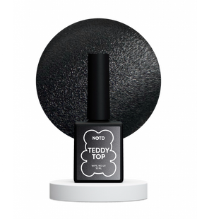 Топ Nails Of The Day Teddy top матовый плюшевый с липким слоем 10 мл  TPO-free 🌱 Соответствует ли продукт нормам регуляции в ЕС (без TPO). NOTD_281 фото