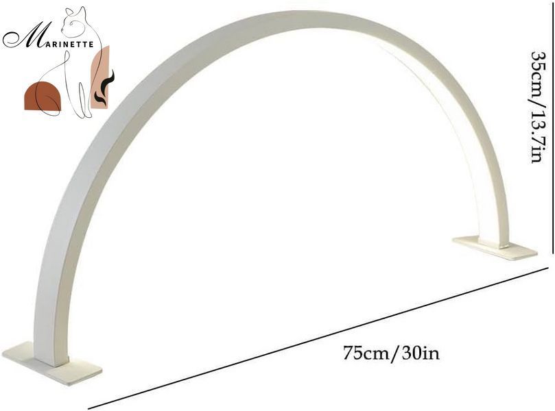 Lampă de masă cu LED Arc Moon Shadowless White  vev_moon foto