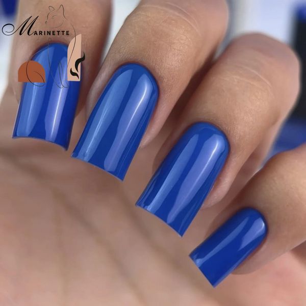 Lac cu gel Unghiile zilei Culoarea lunii Blue Metropolis [Sep '24] 10 ml NOTD_587 foto