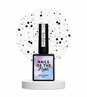 Топ Nails Of The Night Jon Snow top 01 c чёрными точками 10 мл NOTD_293 фото