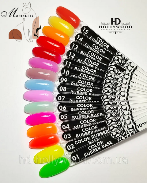 HD COLOR Baza cauciuc Nr. 15 8 ml 15КРБ foto