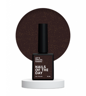 Гель-лак Nails Of The Night Let's special Ferero коричневый с блёстками 10 мл NOTD_371 фото