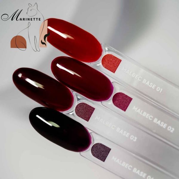 Nails Of The Day Malbec baza 02 colorat visiniu 10 ml NOTD_150 foto