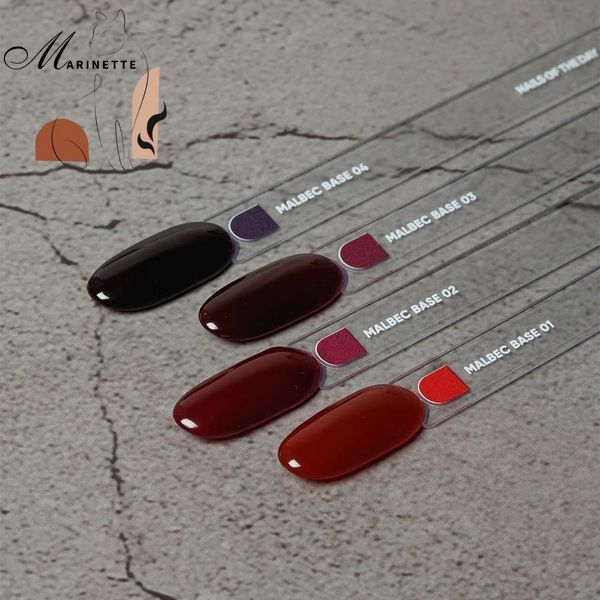 Nails Of The Day Malbec baza 02 colorat visiniu 10 ml NOTD_150 foto