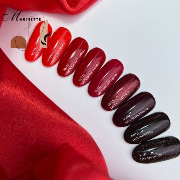 Lac cu gel Nails Of The Day Let's special Tina overcoap cherry 10 ml NOTD_467 foto
