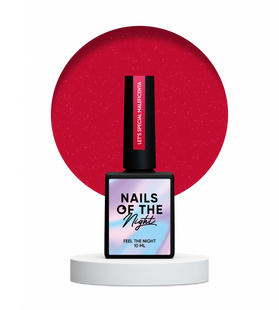 Гель-лак Nails Of The Night Let's special Maleficenta красный светоотражающий 10 мл NOTD_364 фото