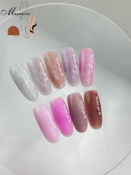 Gel lichid cu sclipici Nails of the Day, sticlă 38, 10 ml NOTD_774 foto