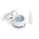 UV гель Glitter от Ninelli 9, голубого оттенка c утопленными белыми шестигранниками  цвет для дизайна глиттер 5 мл 5993 фото