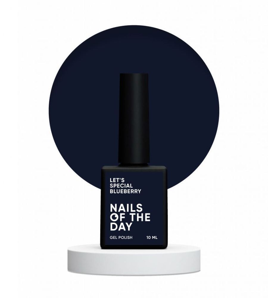 Lac cu gel Nails Of The Day Let's special Blueberry deep blue 10 ml NOTD_388 foto