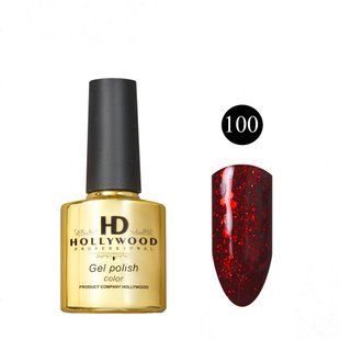 Ojă de gel HD Hollywood 100 Roșu Strălucitor, 8 ml 100 foto