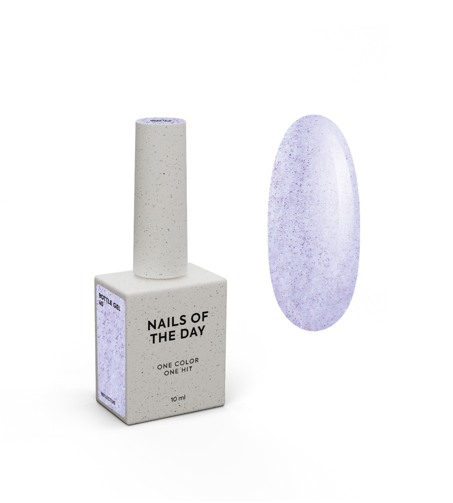 Gel de Unghii al Zilei, Sticlă 40 ml, Sclipici Lichid, 10 ml NOTD_776 foto