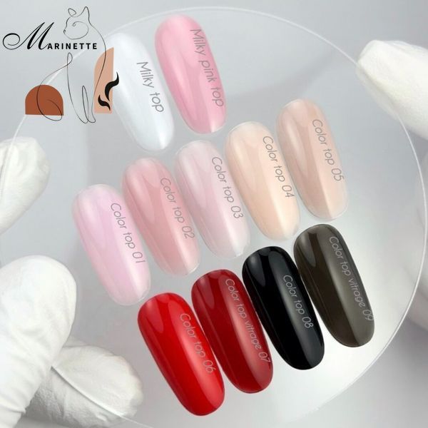Top Nails Of The Day Culoare top 08 negru pigmentat 10 ml NOTD_647 foto