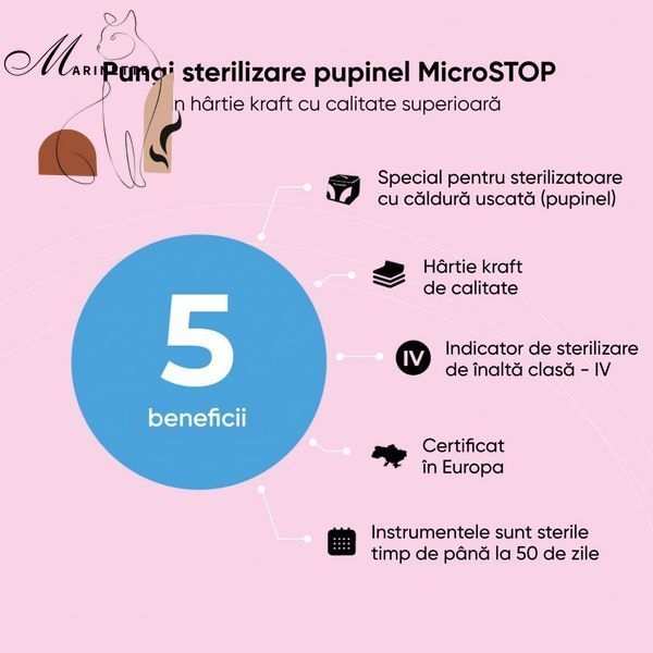 Saci kraft MicroSTOP ECO 60x100 mm 100 buc 1713 foto