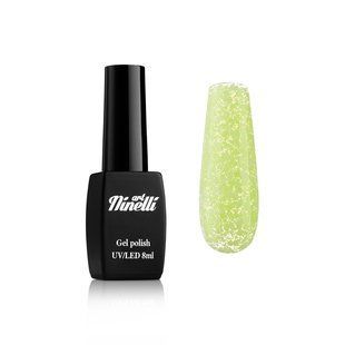Гель-лак Confetti от Art Ninelli  №327 для дизайна шестигранниками желтый 8 мл. 327 фото