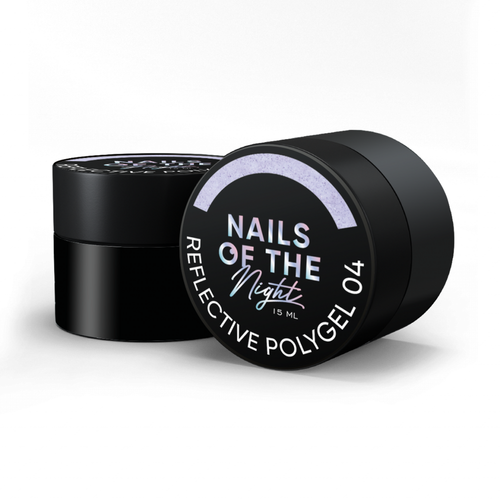 Akrigel Nails Of The Night Reflective Polygel 04 lichid reflectorizant 15 ml NOTD_380 foto