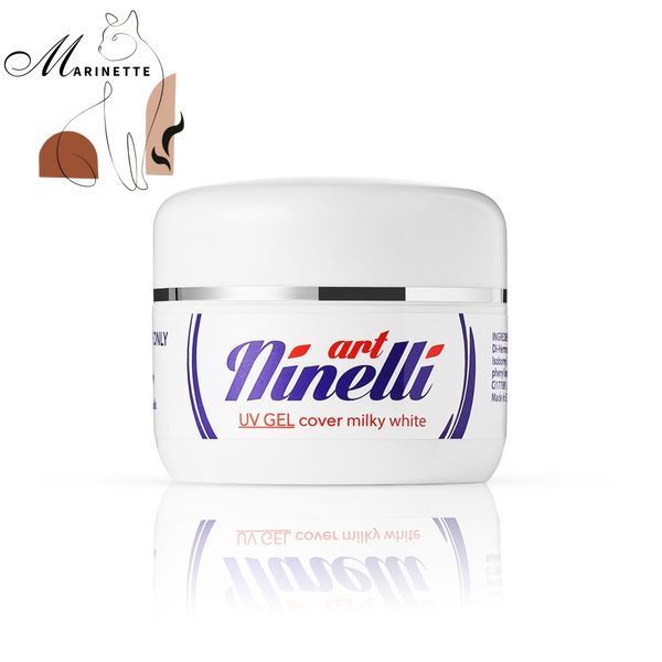 ArtNinelli UV гель Cover Milky White  Gel для наращивания Молочно-белая 50ml  1775 foto